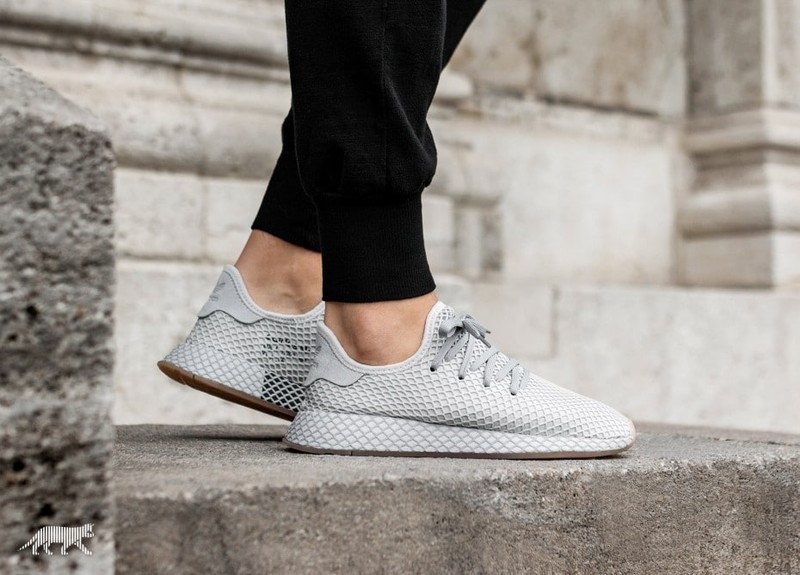 Adidas deerupt grey three sale